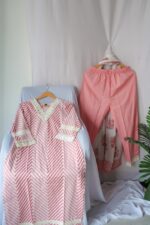 Coral Floral Suit Set - Image 2