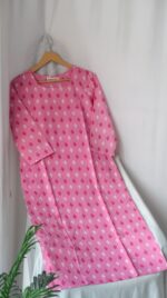 Sweetheart Pink Kurta - Daily Essential - Image 2