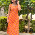 Sunset Bandhani Kurta - SALE