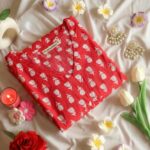 Ruby floral Chudidar Kurta