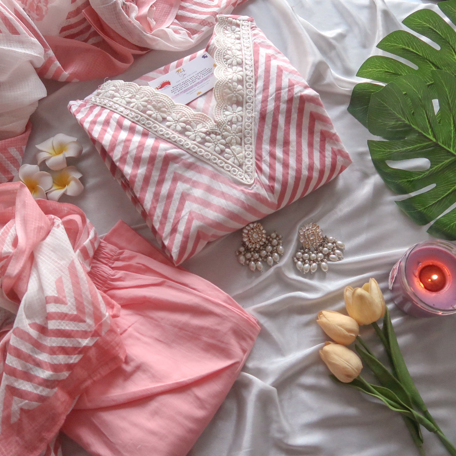 27F36398-FDA6-46B9-885E-A54AB44906A9-2.jpg Coral Floral Suit Set - Image 1