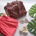 Mocha Butta Suit Set - Raahat 7.0