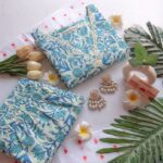 Floral Blues Suit Set - Sukoon 14.0