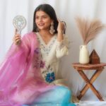 Pearl Zari Princess Cut Suit Set (Slim fit) - SALE - Image 2