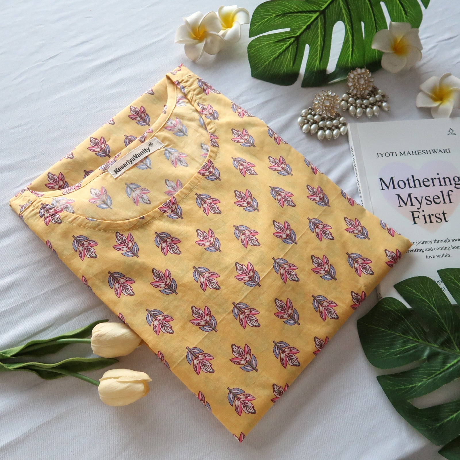 6417E69F-A27A-4C6A-9B31-54DF829F8091-2.jpg Butter Yellow butti Kurta - SALE - Image 1