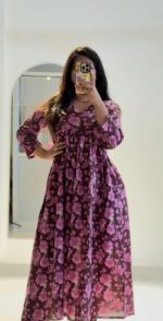 Mehroon Blooms Suit Set - Aaram 2.0 - Image 2