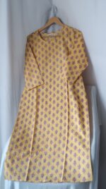 Butter Yellow butti Kurta - SALE - Image 2