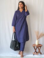 Midnight Blue Suit Set - Aaram - Image 2