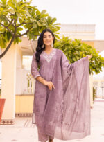 Plum Spark Slim Fit Suit Set - SALE - Image 2