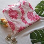 Pink Poppy Floral Kurta