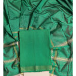 PURE MANAGALGIRI HANDLOOM WITH DUPION SILK DUPATTA