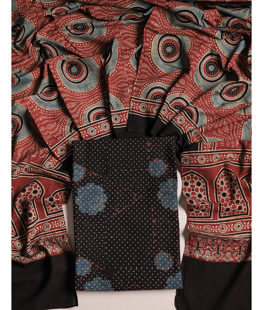 Fabloe-16548-1.jpg COTTON AJRAKH SUIT SET - Image 1