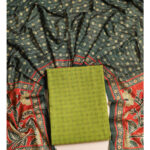 COTTON WOVEN WITH PRINTED DUPATTA SUIT SET