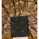 Cotton with chanderi dupatta suit set