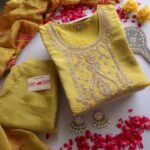 Green Festive Slim Fit Suit Set - SALE