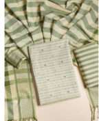 COTTON WOVEN 3 PIECE SUIT SET