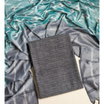 Pure Cotton Woven top with mercidiced handloom ikat dupatta suit set