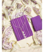 COTTON WOVEN 3 PIECE SUIT SET