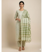 COTTON WOVEN 3 PIECE SUIT SET - Image 2